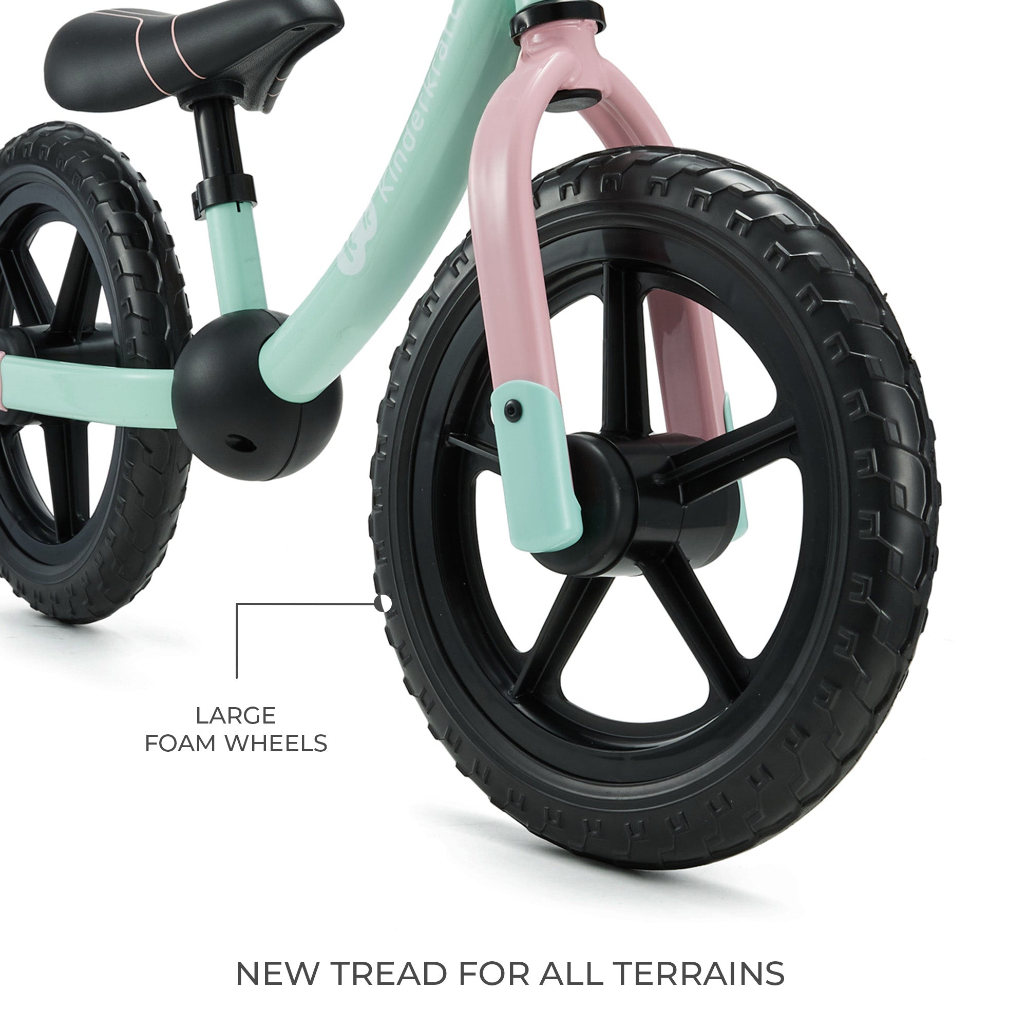 Kinderkraft колело за баланс 2WAY NEXT 2025 CANDY MINT