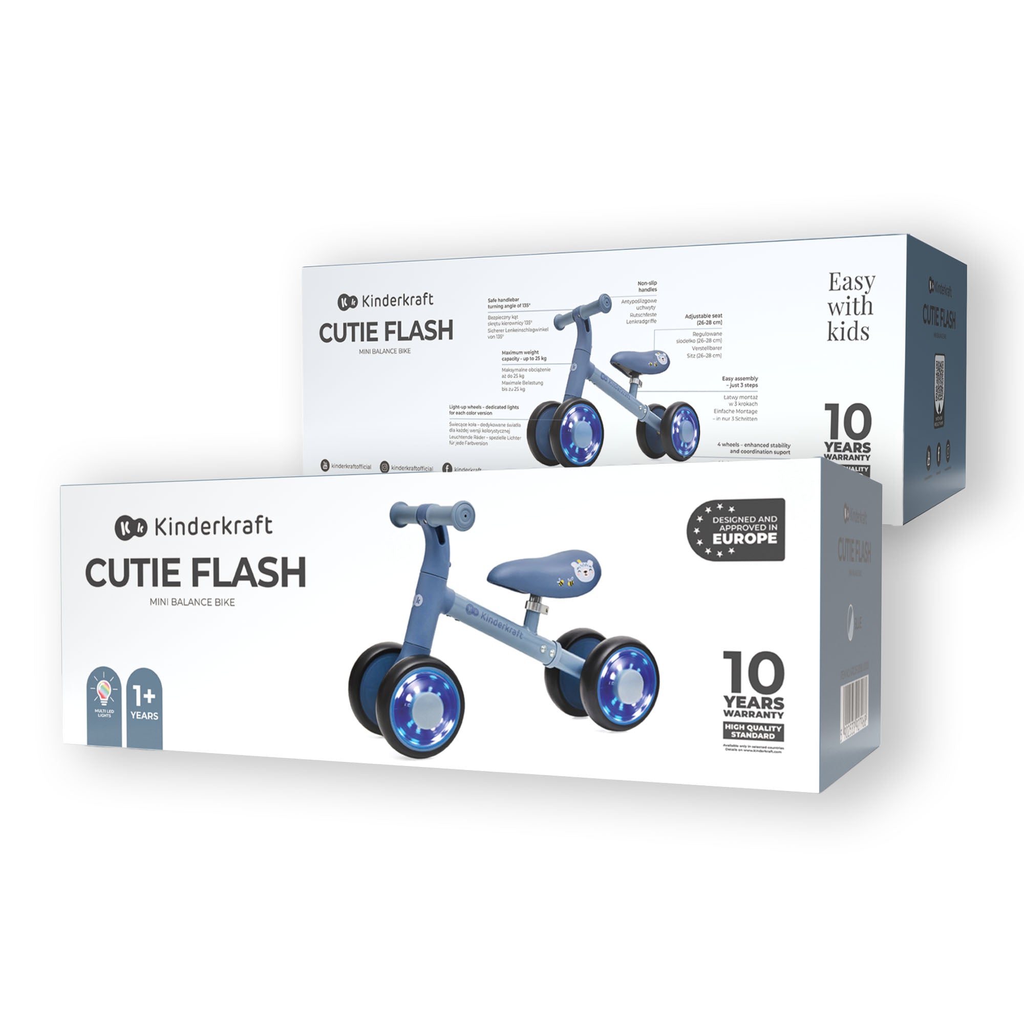 Kinderkraft CUTIE FLASH ride on BLUE