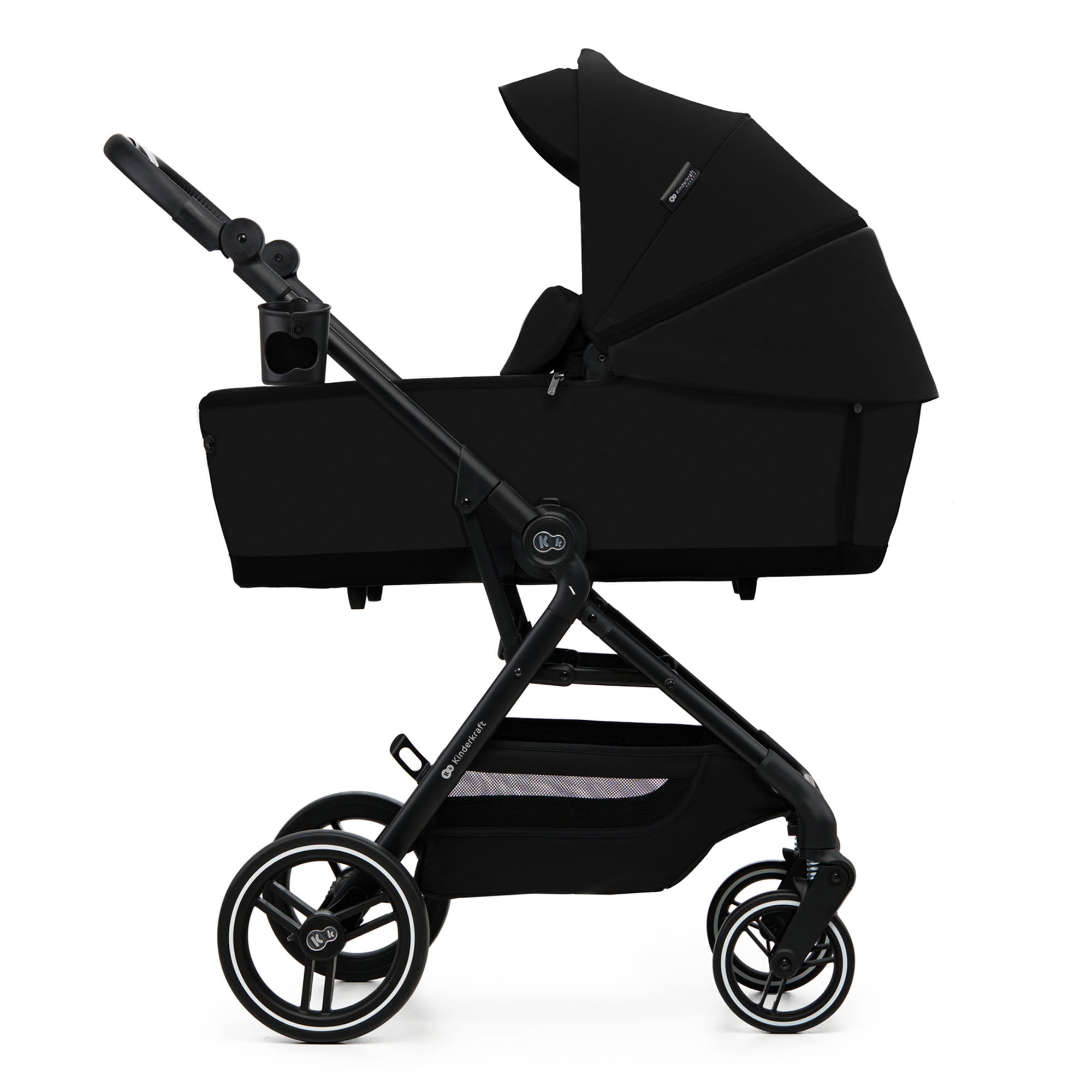 Kinderkraft YOXI бебешка количка 3в1 PURE BLACK