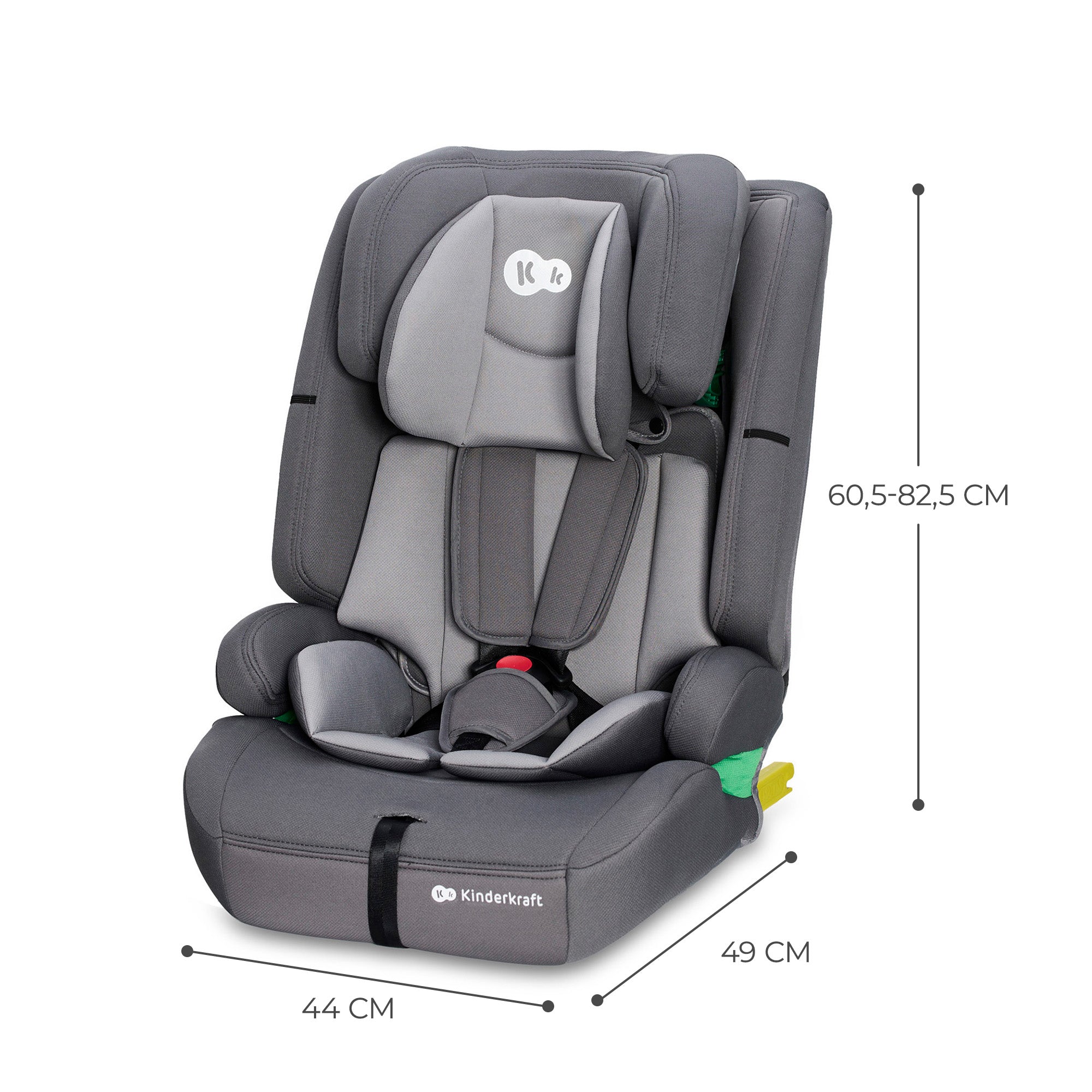 Kinderkraft SAFETY FIX 2 столче за кола GREY