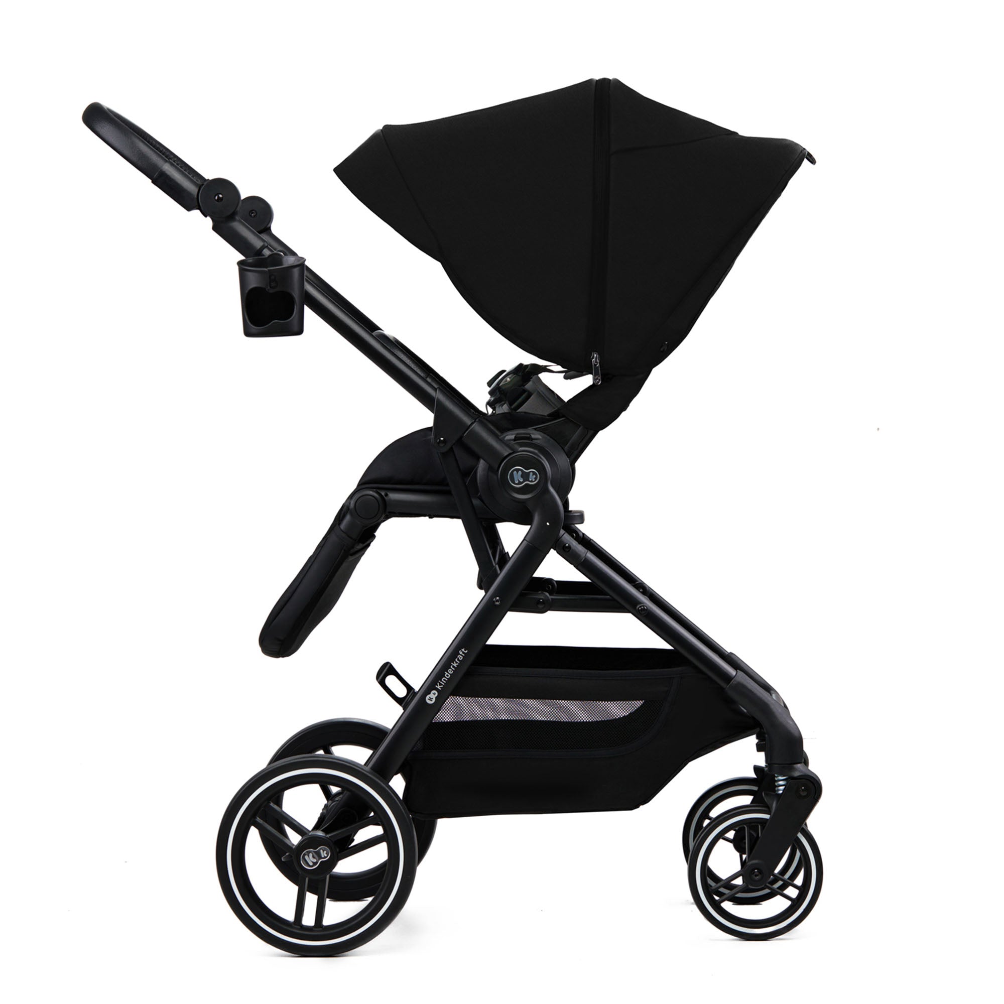 Kinderkraft YOXI бебешка количка 3в1 PURE BLACK