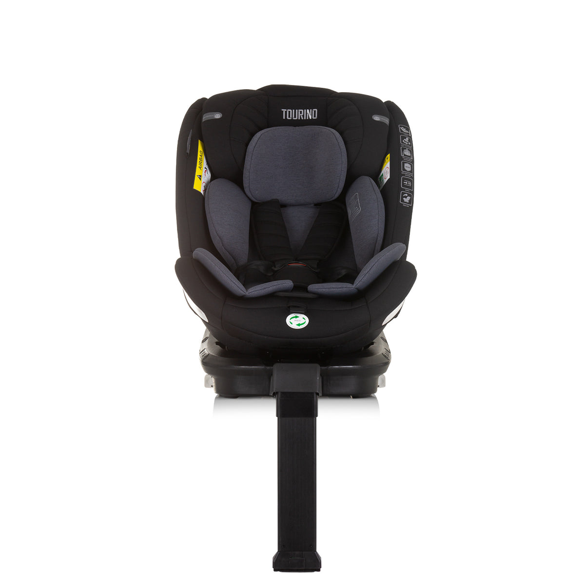 Chipolino Столче за кола 360 I-size 40-150 ТОРИНО обсидиа
