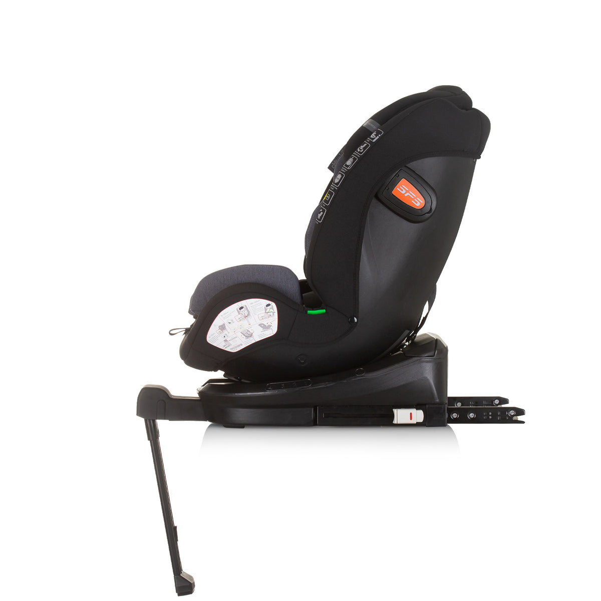Chipolino Столче за кола 360 I-size 40-150 ТОРИНО обсидиа