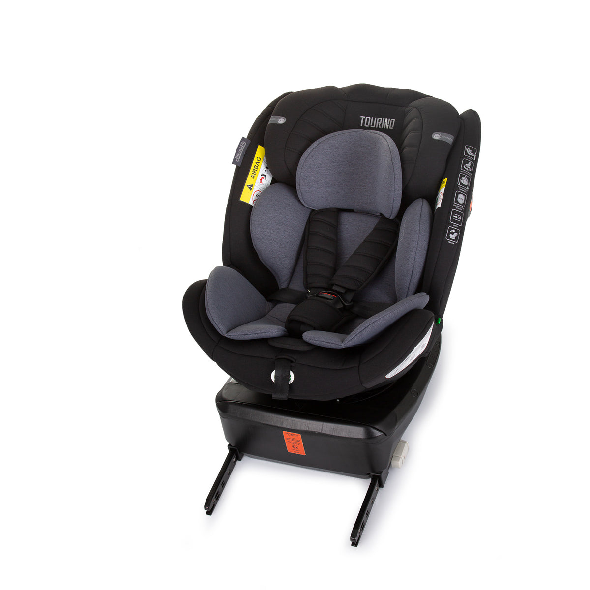 Chipolino Столче за кола 360 I-size 40-150 ТОРИНО обсидиа