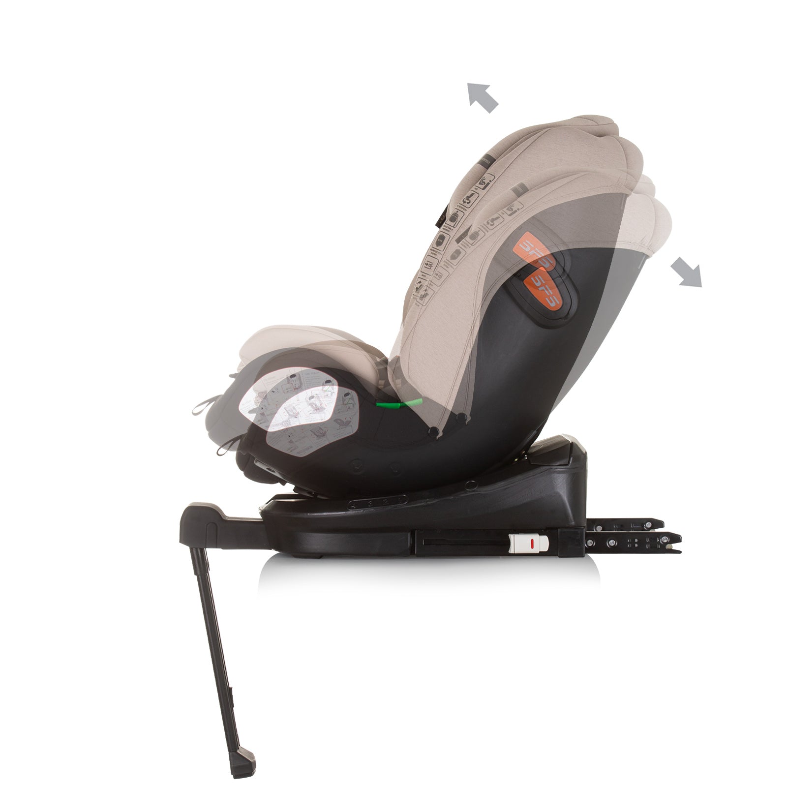 Столче за кола 360 I-size 40-150 ТОРИНО макадам