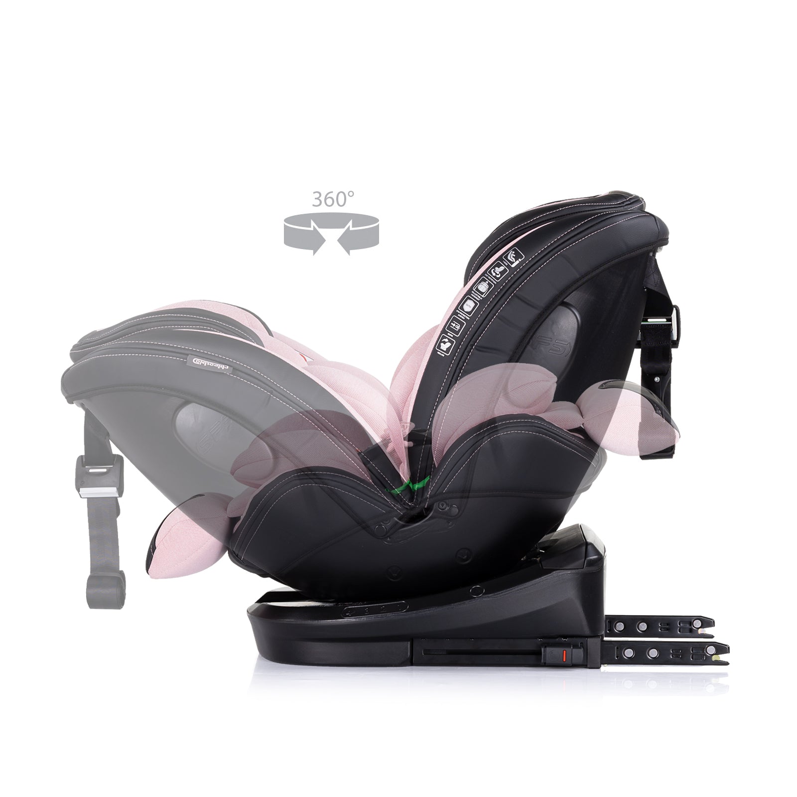 Chipolino Столче за кола360 I-size 40-150 HYPNOTIC маршме