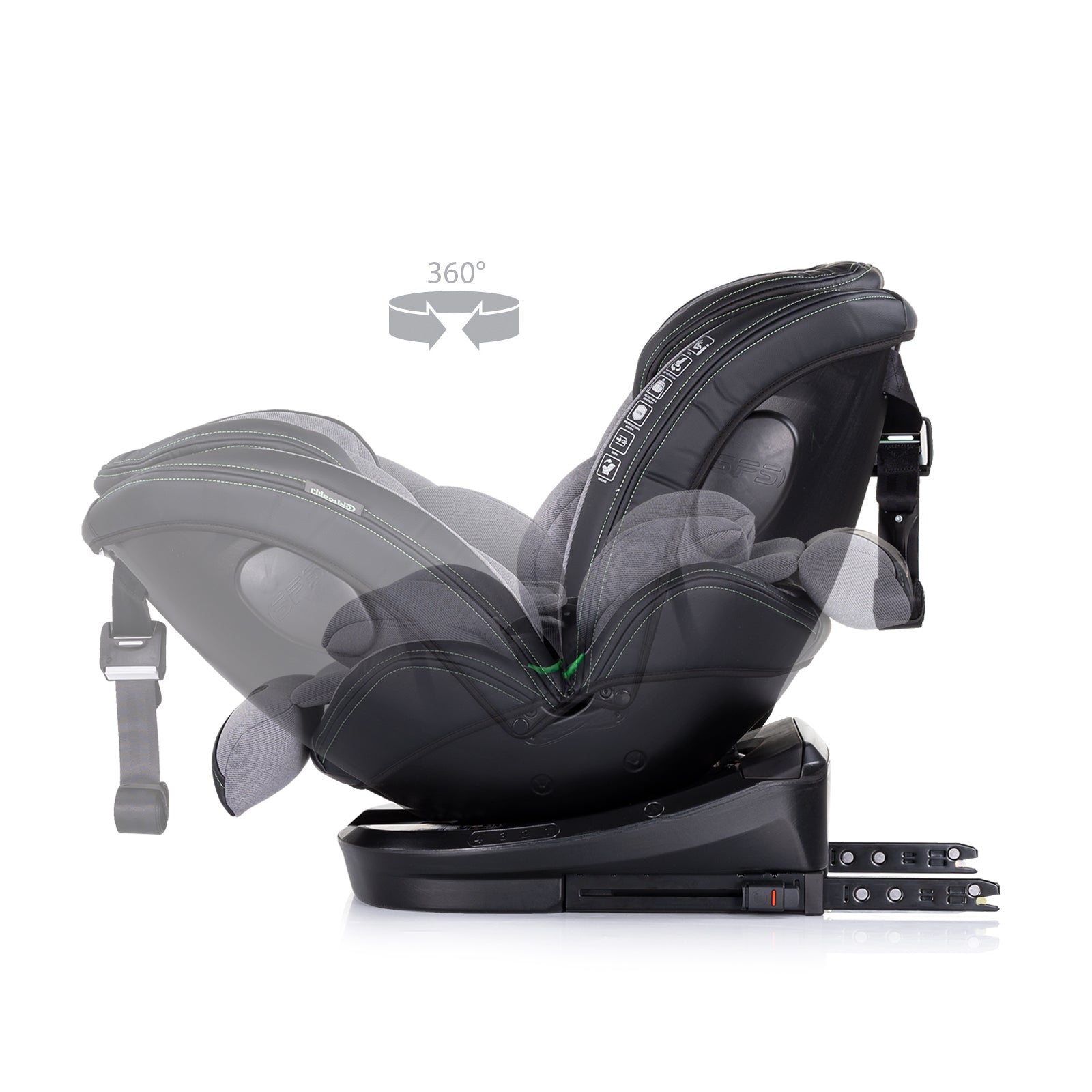 Chipolino Столче за кола360 I-size 40-150 HYPNOTIC облак