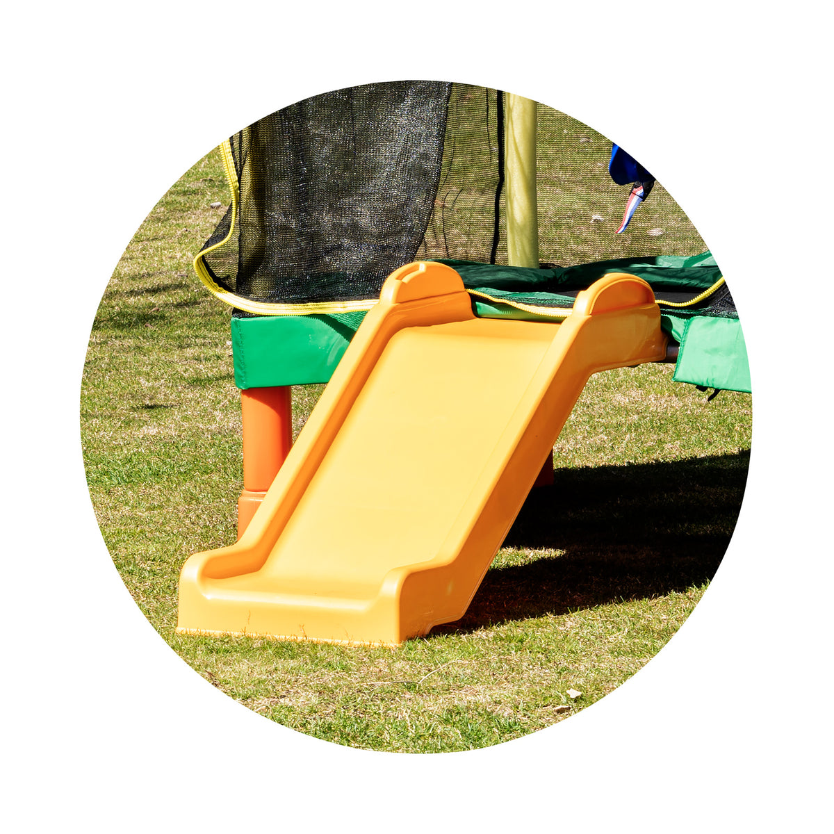 Chipolino Голям батут Playground 200 см.с пързалка зел