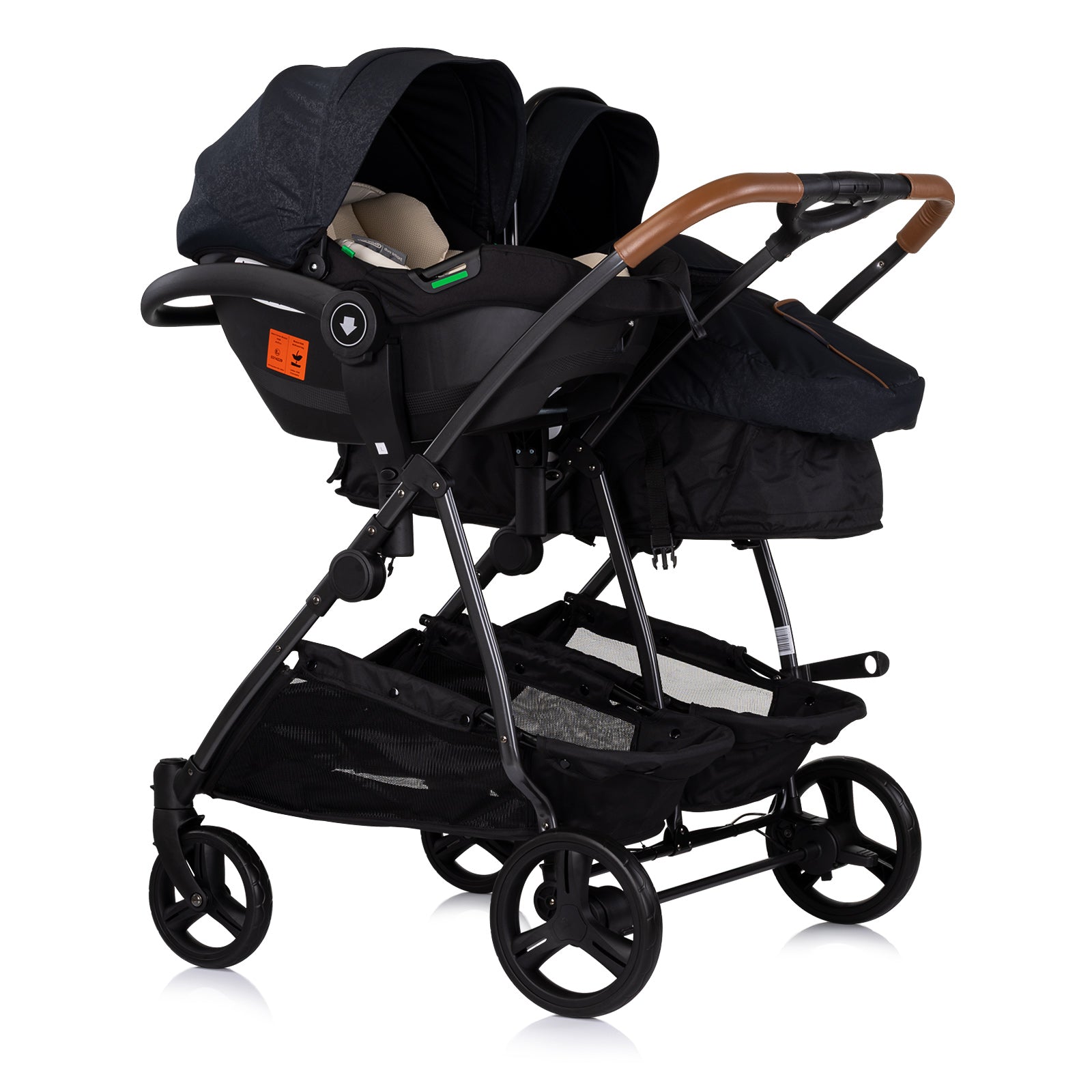 Chipolino Бебешка количка за две деца Duo Smart