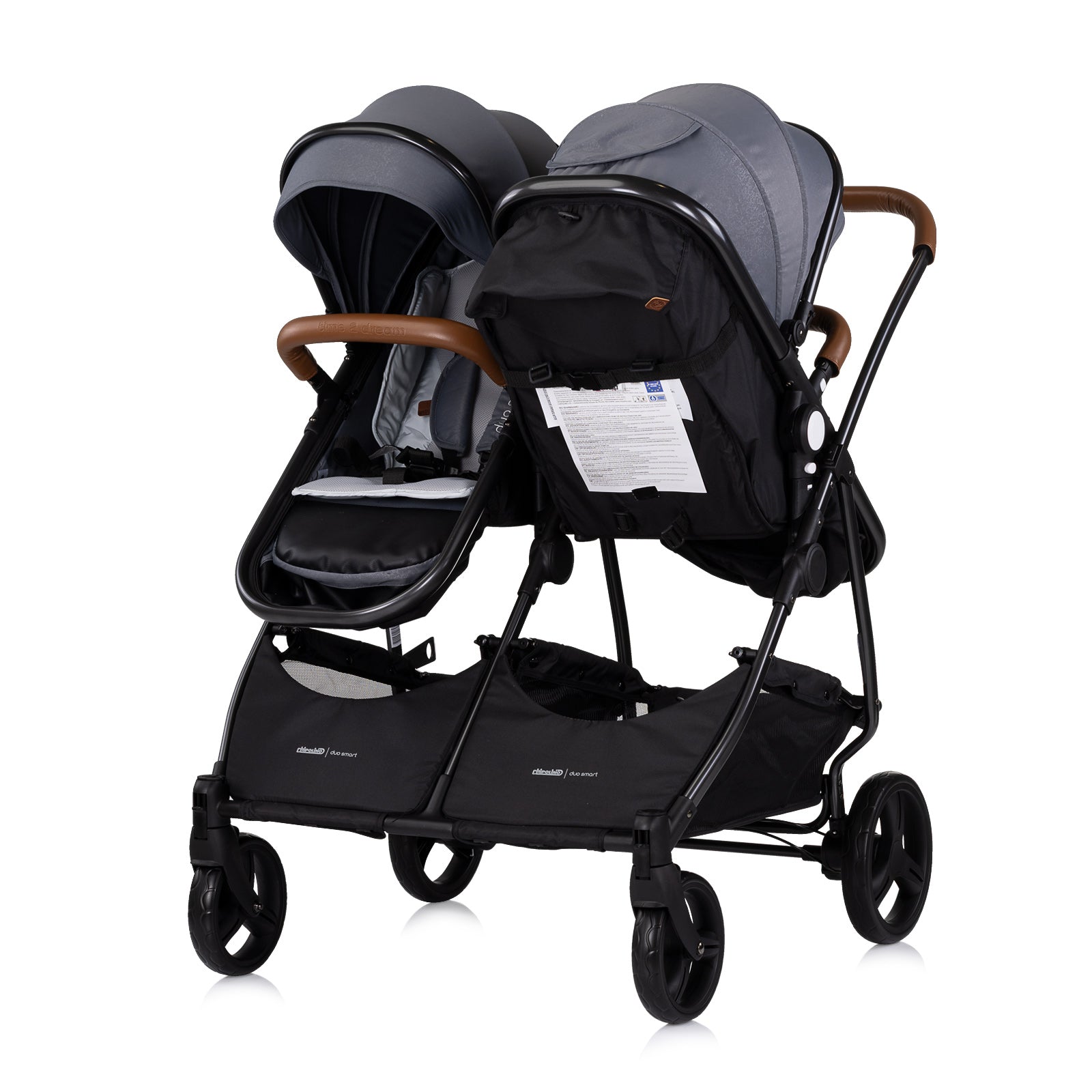 Chipolino Бебешка количка за две деца Duo Smart