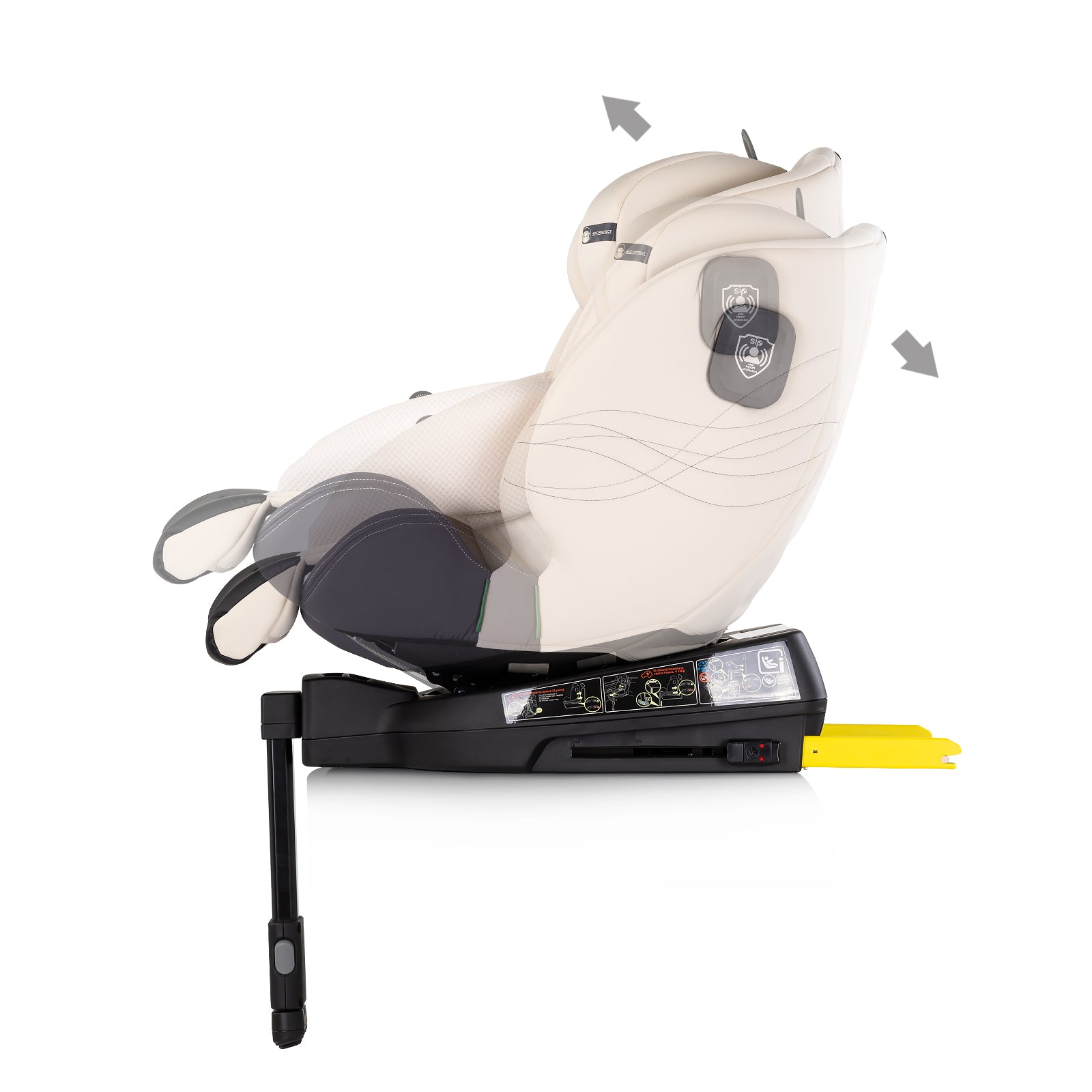 Chipolino Столче за кола 360 I-size 40-150 PREMIUM бишкот