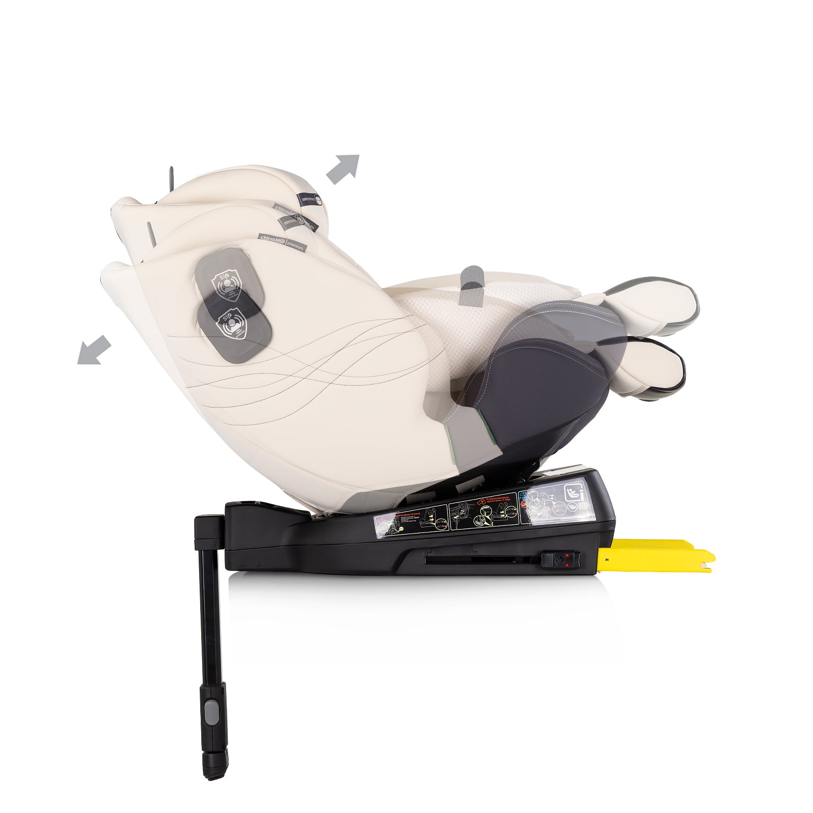 Chipolino Столче за кола 360 I-size 40-150 PREMIUM бишкот
