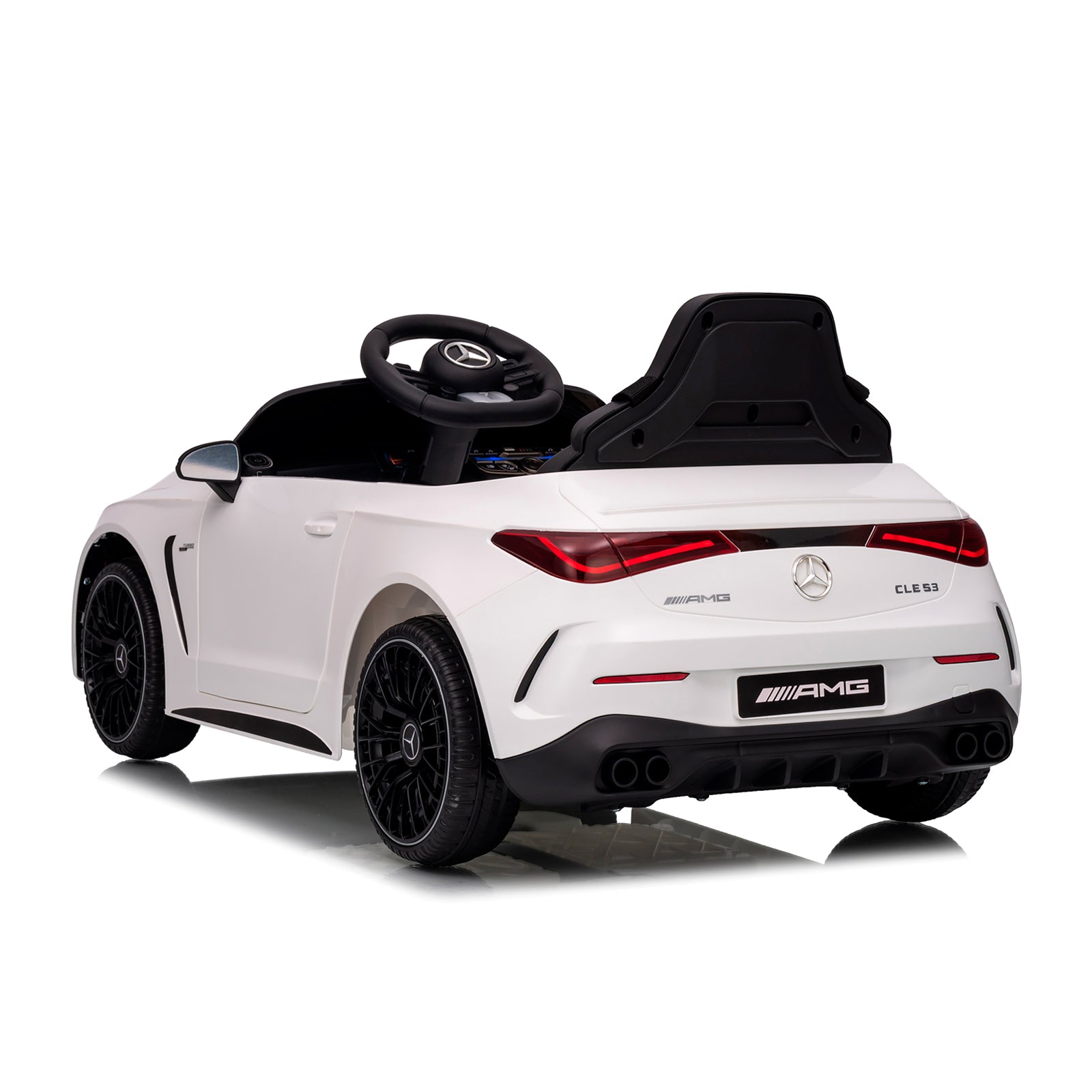 Chipolino Електрическа кола Mercedes AMG CLE 53 бяла