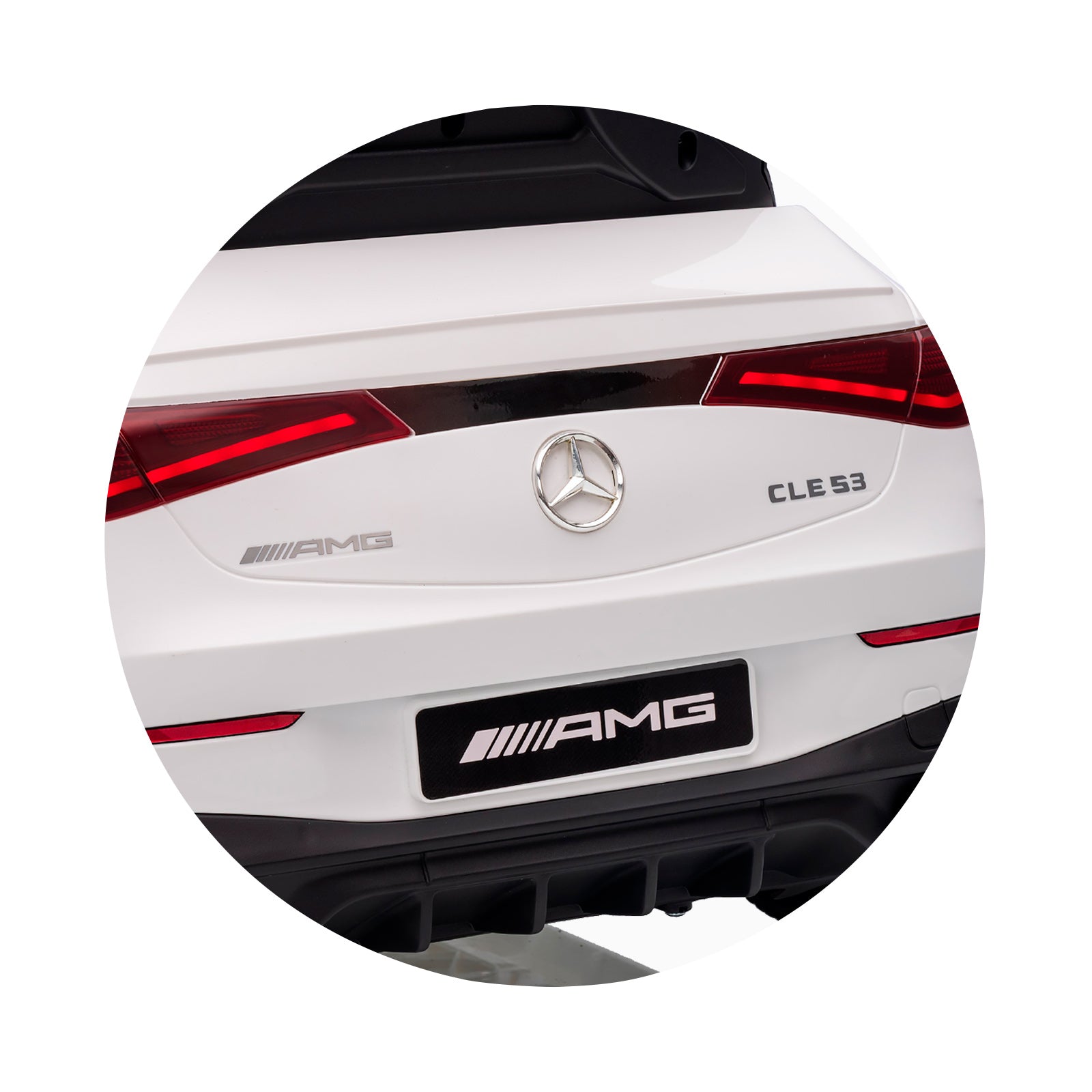 Chipolino Електрическа кола Mercedes AMG CLE 53 бяла