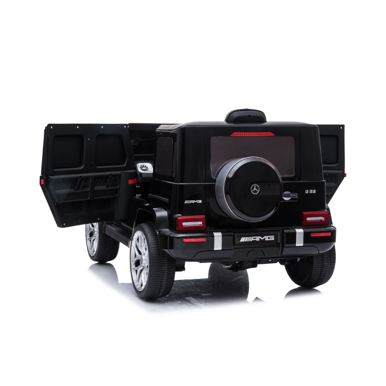 Chipolino Джип MercedesAMG G63 черенEVAгуми,коженa