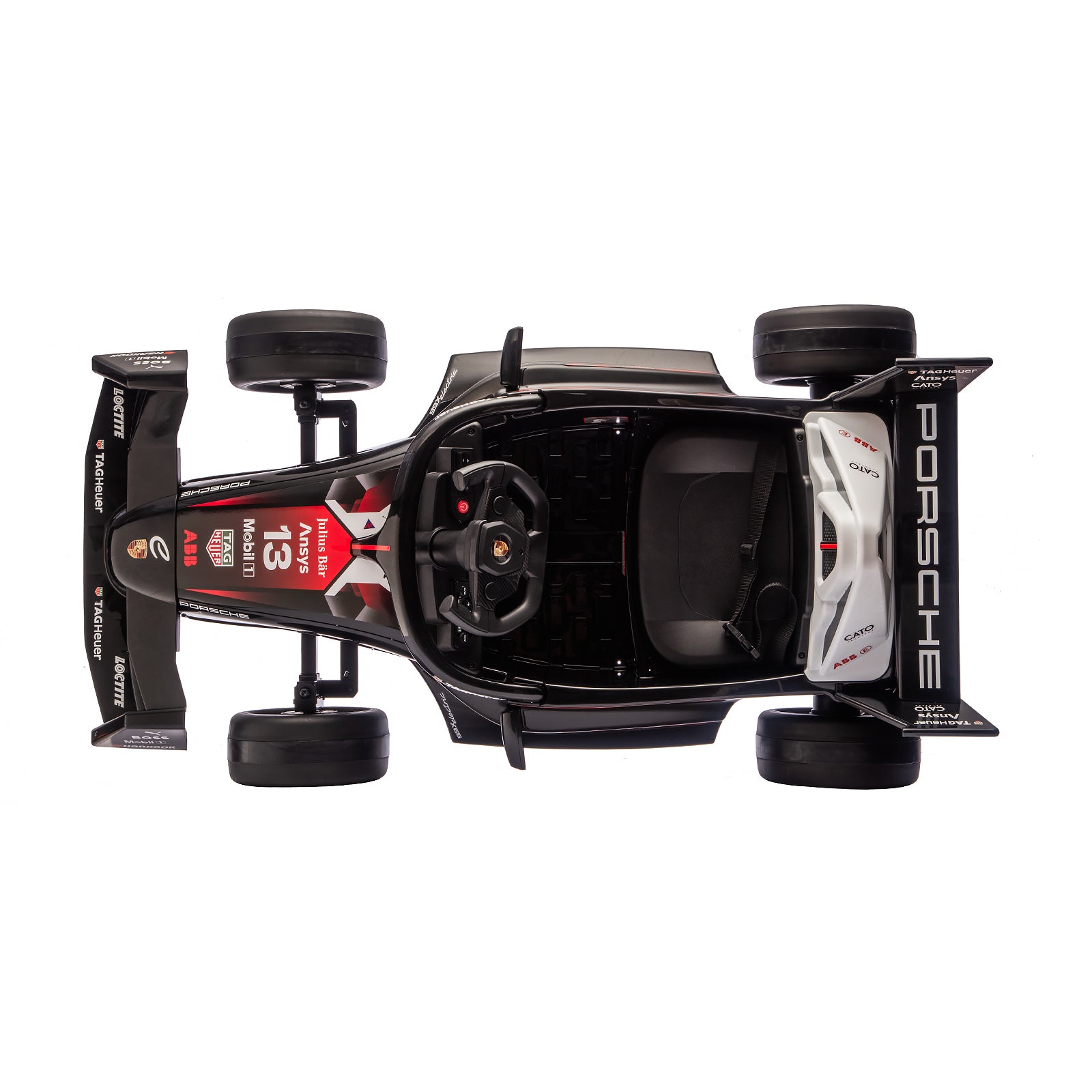 Chipolino Електрическа кола Formula E Porsche червена