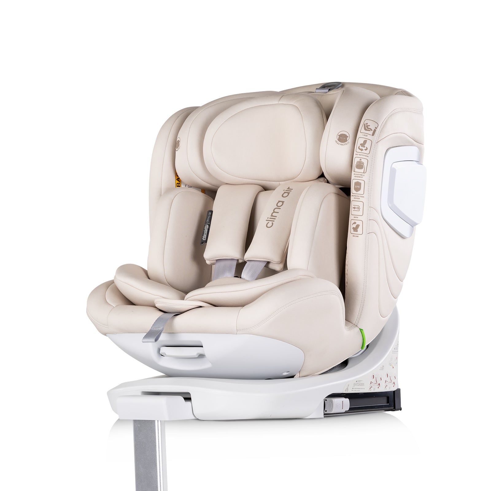 Chipolino Столче за кола360 I-size 40-150 CLIMA AIR бишко