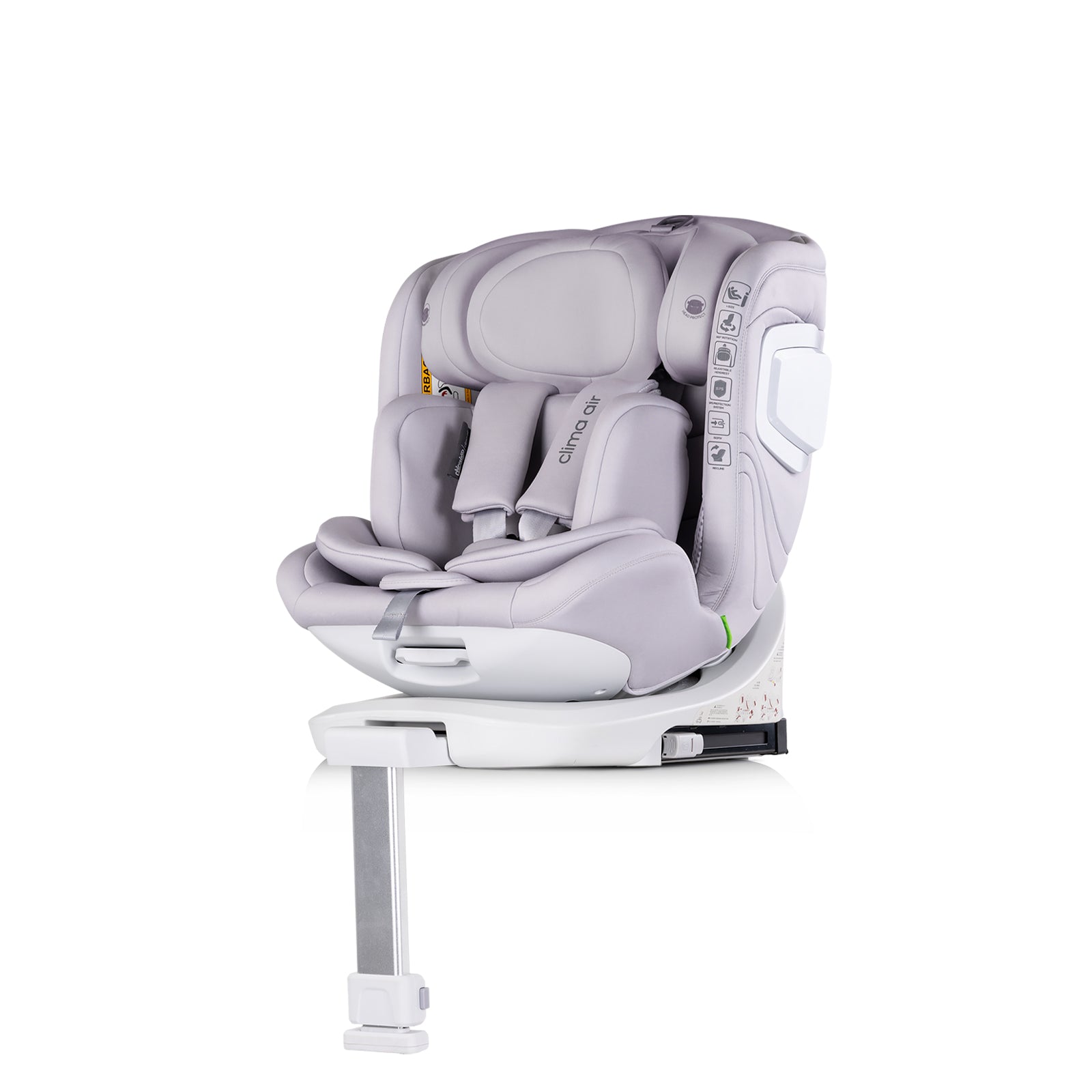 Chipolino Столче за кола360 I-size 40-150 CLIMA AIR облак