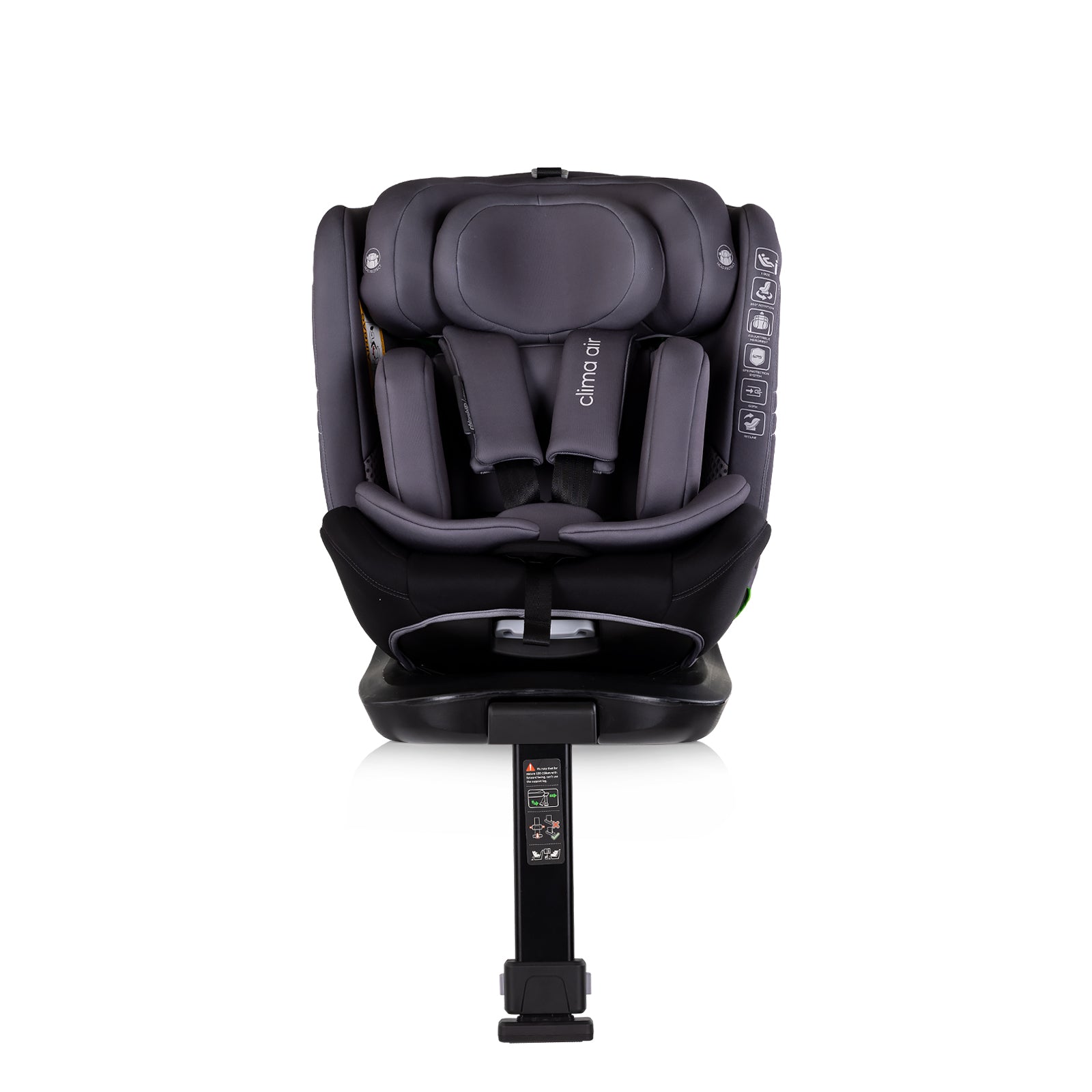 Chipolino Столче за кола360 I-size 40-150 CLIMA AIRантрац