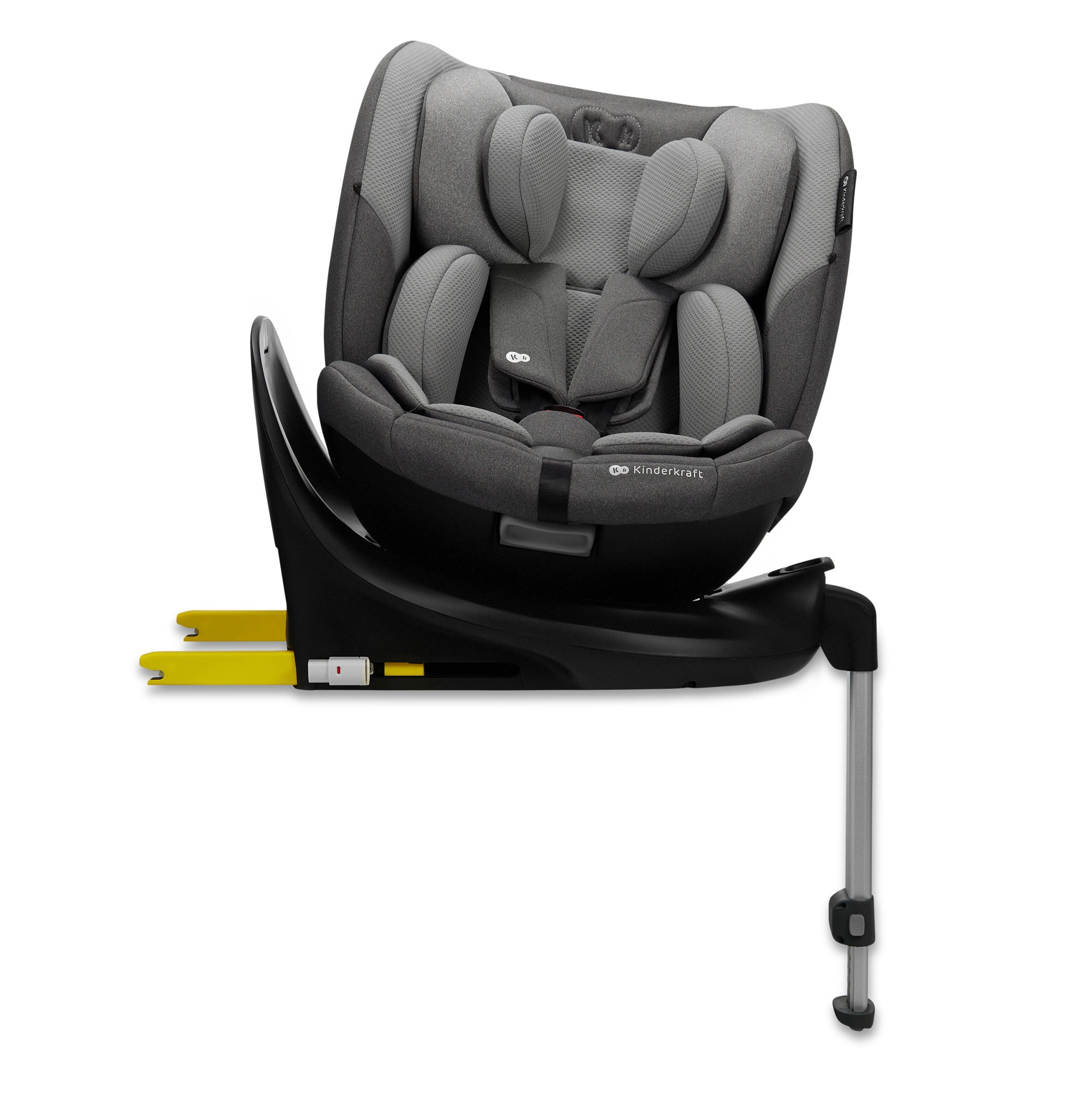 KinderKraft I-FIX столче за кола COOL GREY