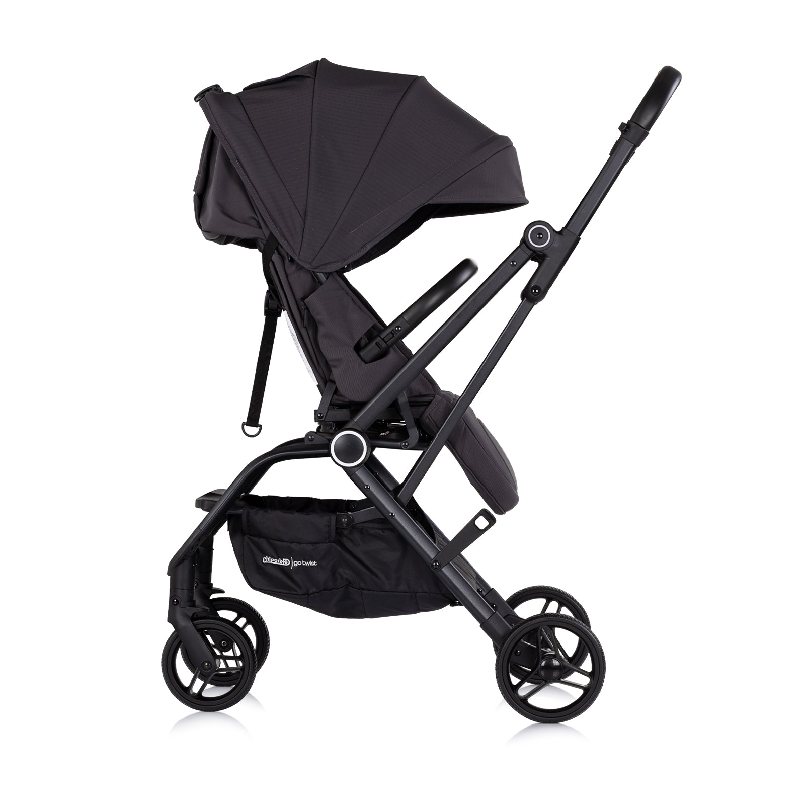 Chipolino Детска количка с 360 "GO TWIST" т. сиво