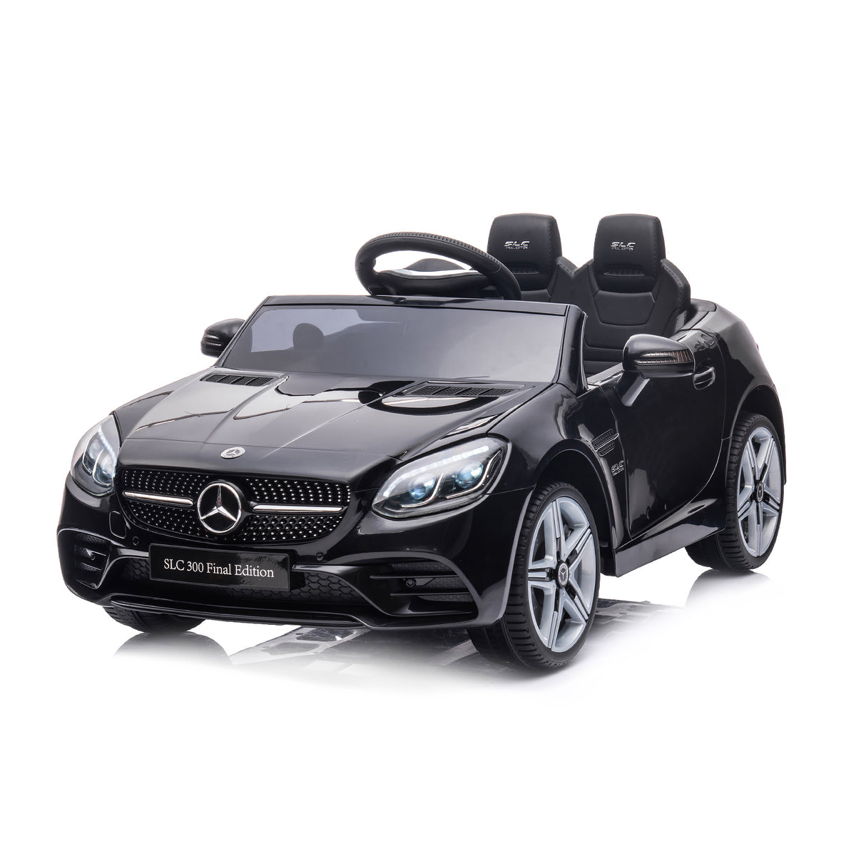 Chipolino Електрическа кола Mercedes Benz SLC300 LUX черна