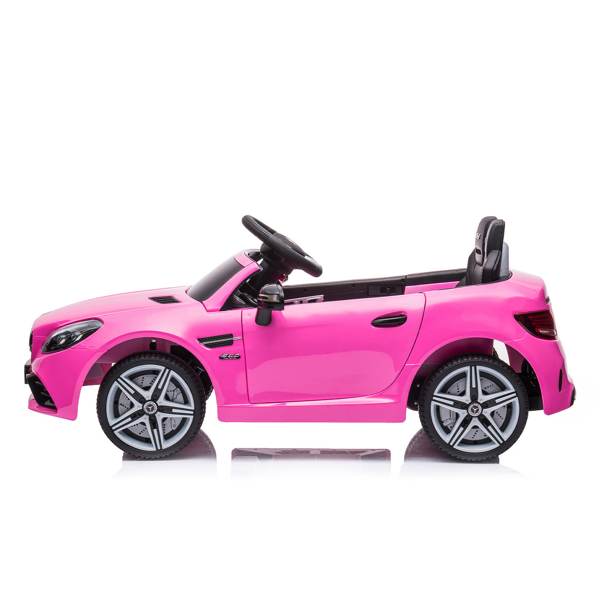 Chipolino Електрическа кола Mercedes Benz SLC300 LUX розова