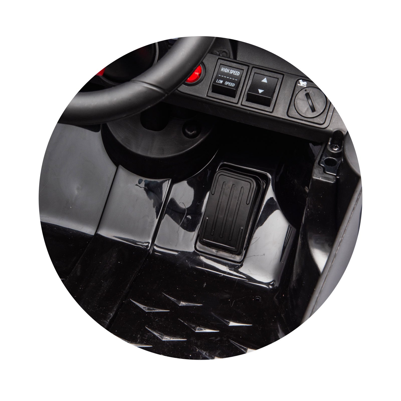 Chipolino Електрическа кола Porsche Carrera GT LUX черна