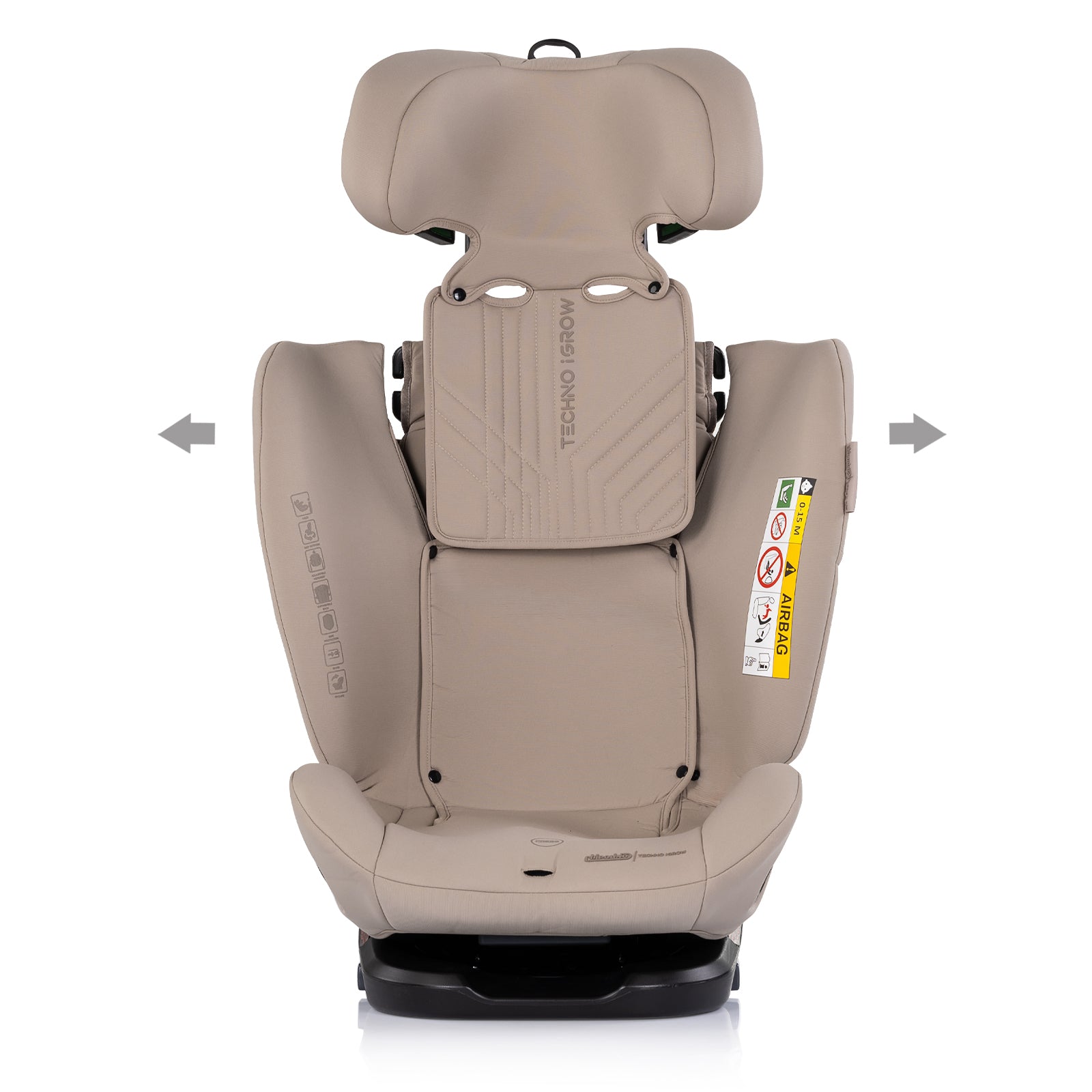 Chipolino Столче за кола360 I-size40-150 Techno iGROW лат
