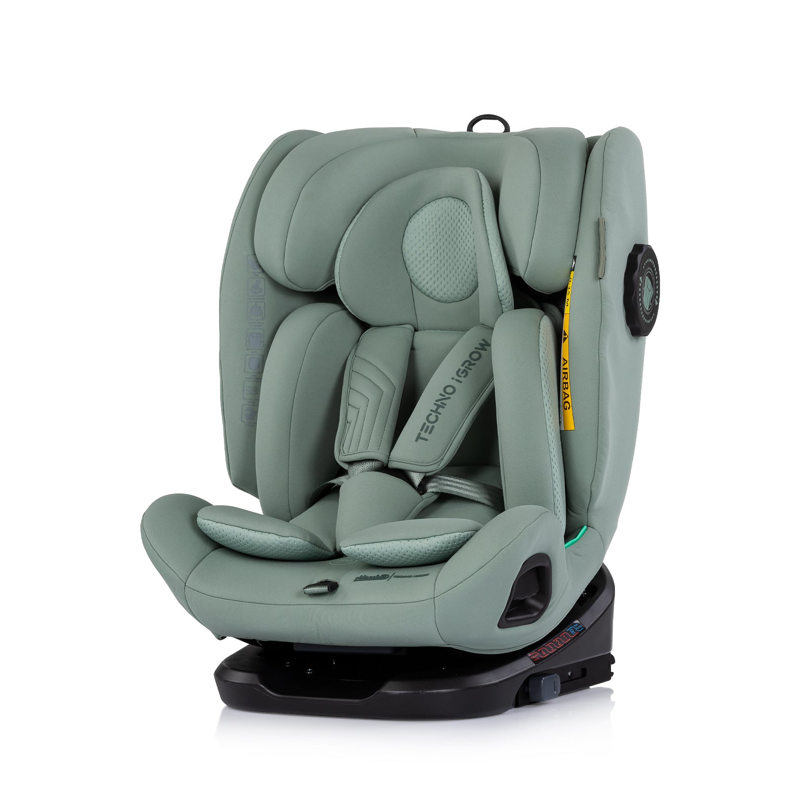 Chipolino Столче за кола360 I-size40-150 Techno iGROW мат