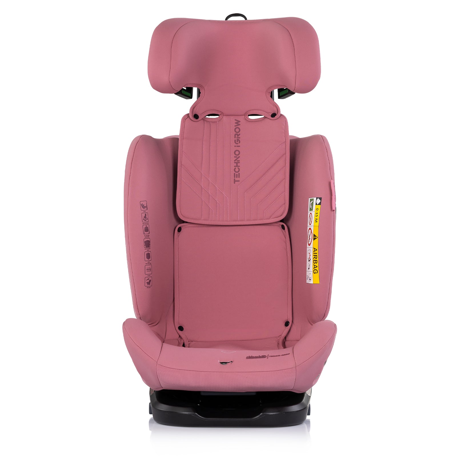 Chipolino Столче за кола360 I-size40-150 Techno iGROW роз