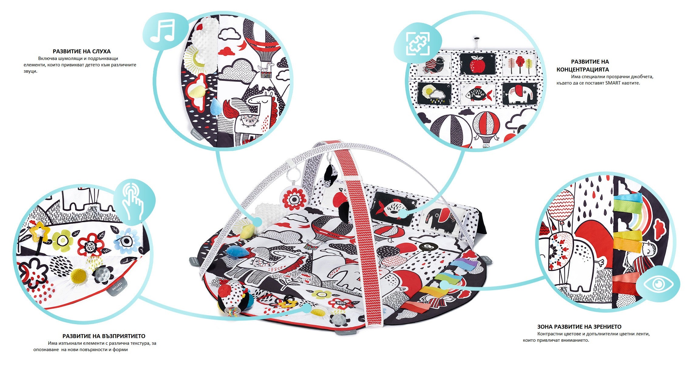 KinderKraft 4smart активна гимнастика KP4SMA00MUL