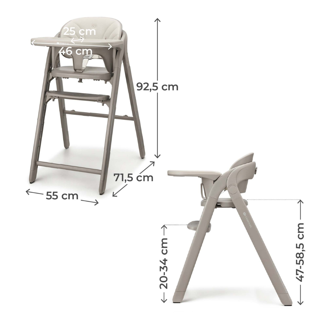 Kinderkraft TINO столче за хранене BEIGE