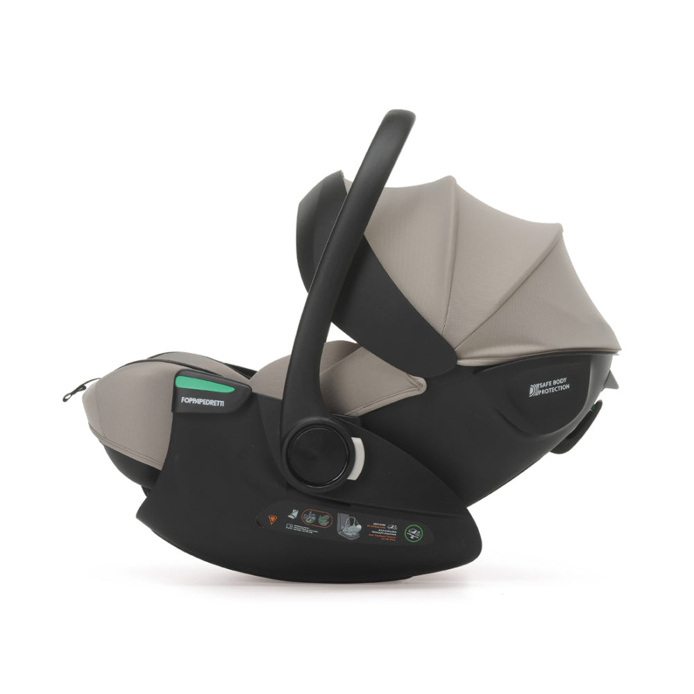 Комплект столче за кола Foppapedretti 3 в 1 Disk Grow i-Size + база Disk i-Size + столче Disk Infant i-Size Desert