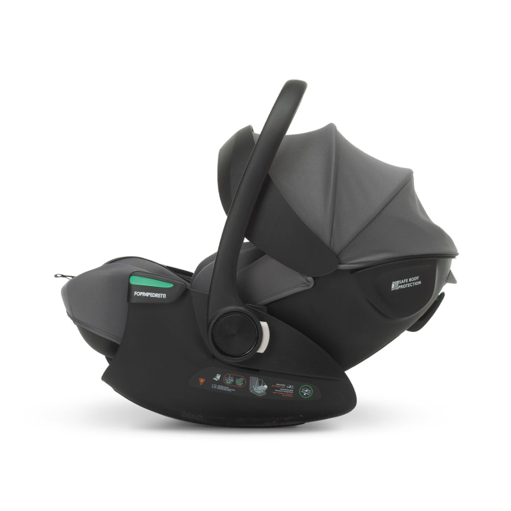 Комплект столче за кола Foppapedretti 3 в 1 Disk Grow i-Size + база Disk i-Size + столче Disk Infant i-Size stone