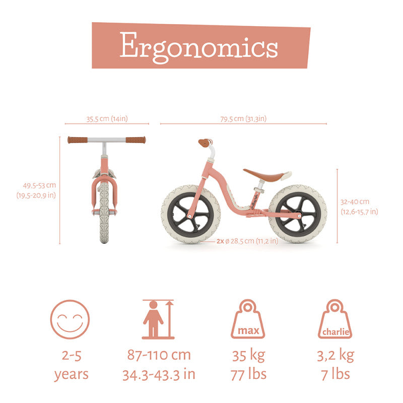 Chillafish Charlie LUX CPCH05SAL колело за баланс Salmon