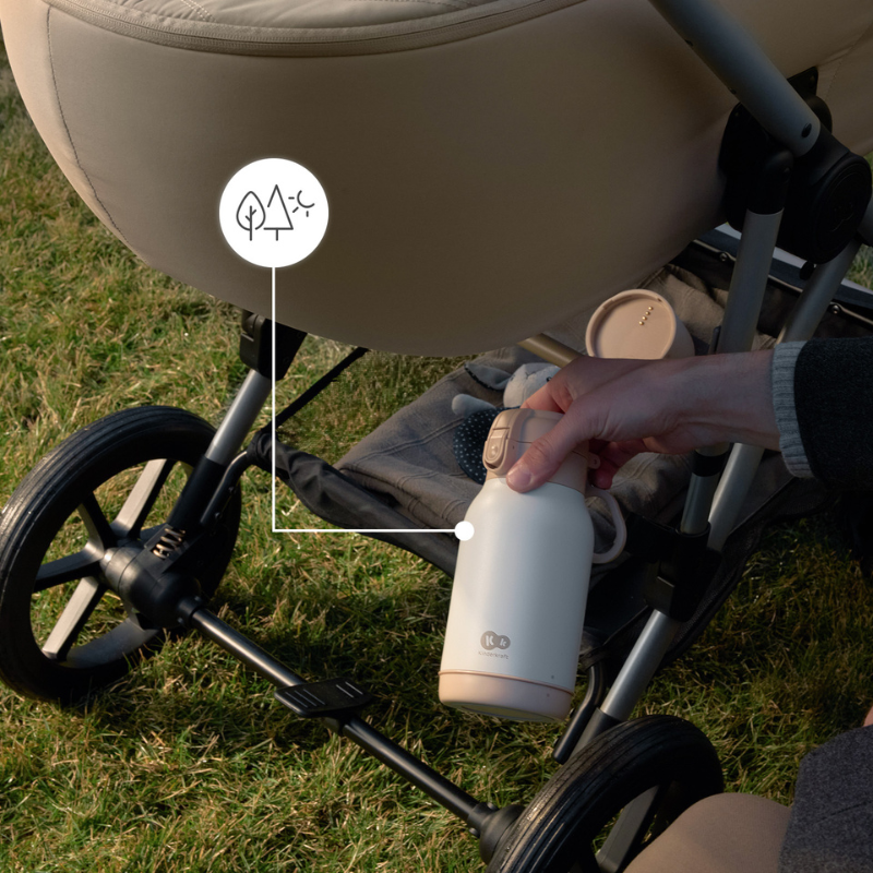 Kinderkraft GAJA термос за подгряване на мляко 2в1 BEIGE