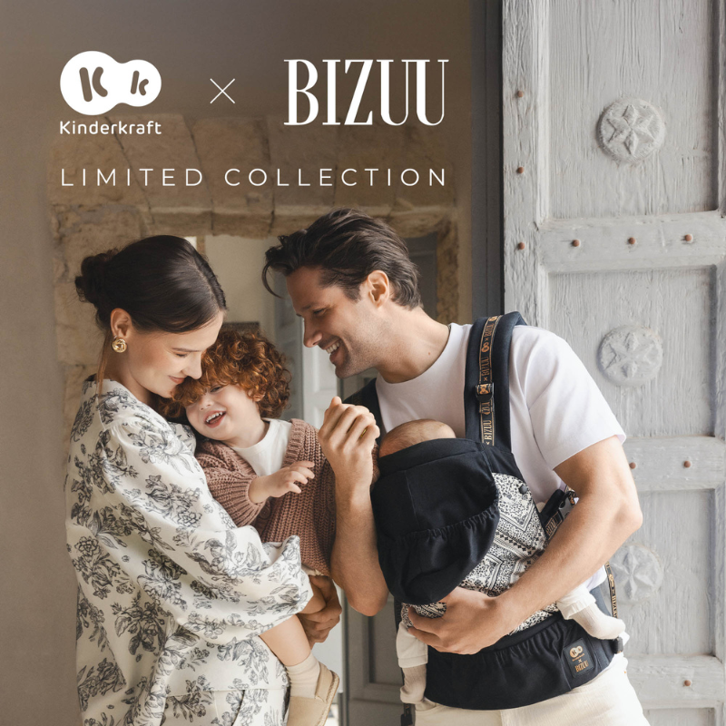 Kinderkraft HUGGY ергономична раница BIZUU lunar black