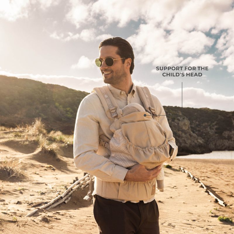 Kinderkraft HUGGY ергономична раница BIZUU dune whisper