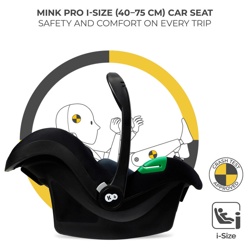 Kinderkraft YOXI бебешка количка 3в1 MYSTIC GREEN