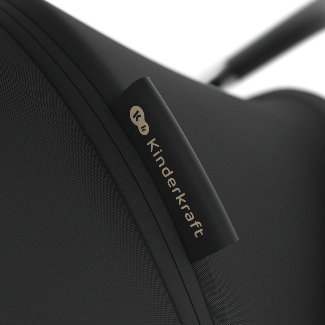 Kinderkraft NEBO бебешка количка MIDNIGHT BLACK