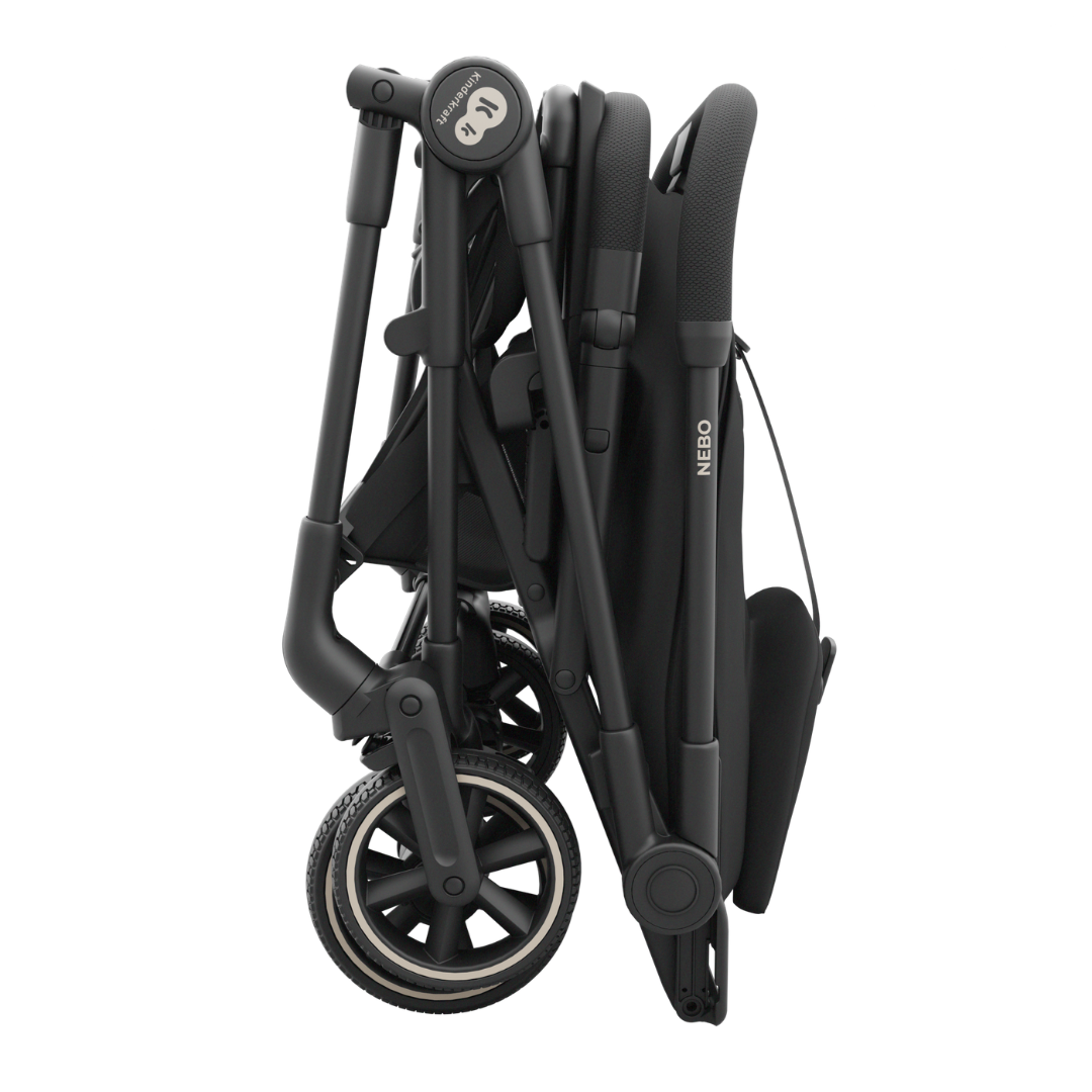 Kinderkraft NEBO бебешка количка MIDNIGHT BLACK