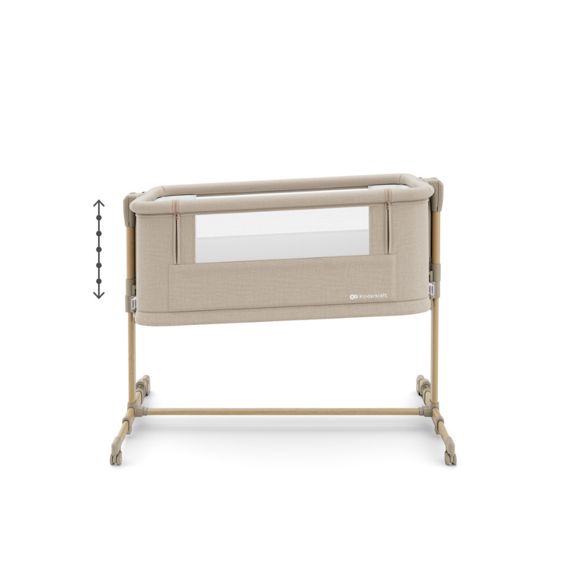 KinderKraft NESTE GROW 2 бебешка кошара BEIGE