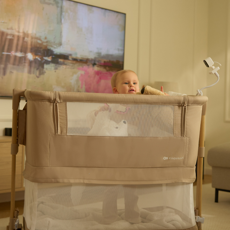 KinderKraft NESTE GROW 2 бебешка кошара BEIGE