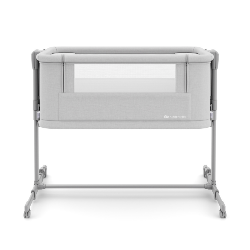 KinderKraft NESTE GROW 2 бебешка кошара LIGHT GREY
