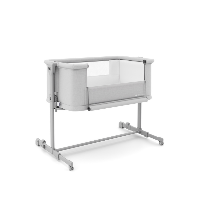 KinderKraft NESTE GROW 2 бебешка кошара LIGHT GREY