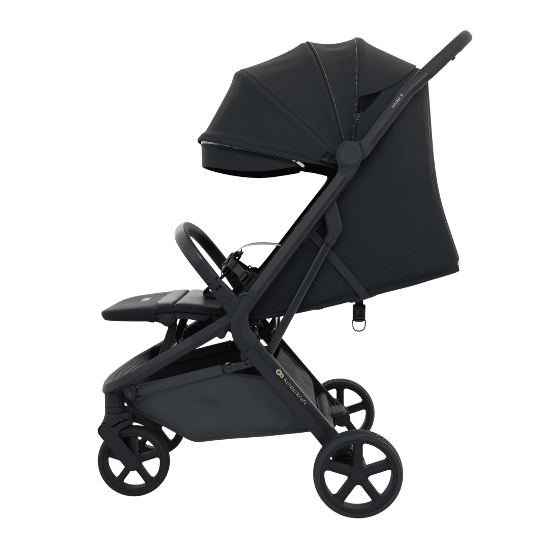 Kinderkraft NUBI 3 бебешка количка MIDNIGHT BLACK