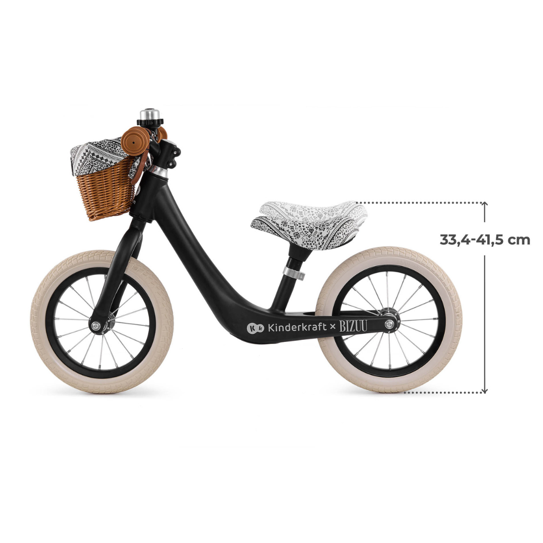 Kinderkraft RAPID 2 колело за баланс BLACK