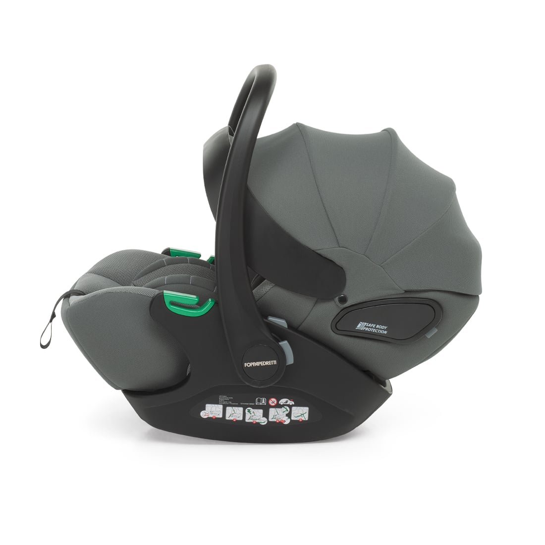 Foppapedretti- стол за кола Rek I-size 40-87см Grey