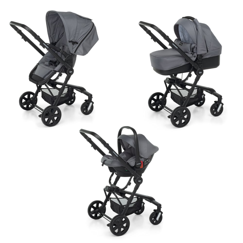Бебешка количка Foppapedretti UP3 I-SIZE 3 в 1 Titanio
